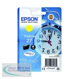 Epson 27 Ink Cartridge DURABrite Ultra Alarm Clock Yellow C13T27044012