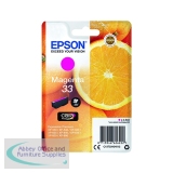 Epson 33 Ink Cartridge Claria Premium Oranges Magenta C13T33434012