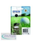 Epson 34 Ink Cartridge DURABrite Ultra Golf Ball Black C13T34614010