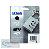 Epson 35 Ink Cartridge DURABrite Ultra Padlock Black C13T35814010