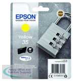 Epson 35 Ink Cartridge DURABrite Ultra Padlock Yellow C13T35844010