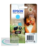 Epson 378XL Ink Cartridge Claria Photo HD High Yield Squirrel Cyan C13T37924010