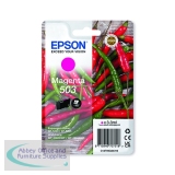 Epson 503 Ink Cartridge Chilli Magenta C13T09Q34010
