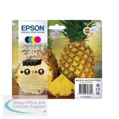 Epson 604 Pineapple Ink Cartridge CMYK Multipack C13T10G64010
