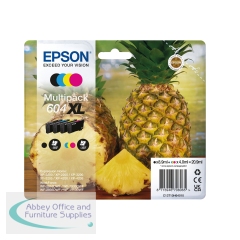 Epson 604XL Pineapple Ink Cartridge High Yield CMYK Multipack C13T10H64010
