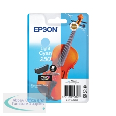 Epson 250 Violin Claria Photo HD Ink Cartridge Light Cyan C13T16N54010