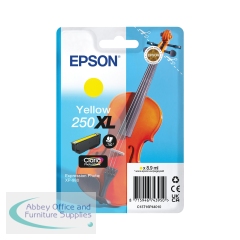 Epson 250XL Violin Claria Photo HD Ink Cartridge High Yield Yellow C13T16P44010