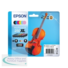 Epson 250XL Violin Claria Photo HD Ink Cartridge High Yield Multipack C13T16P84010