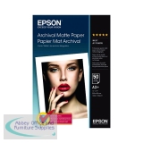 Epson A3 Plus Matte Archival Paper 192gsm (50 Pack) C13S041340