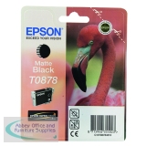 Epson T0878 Ink Cartridge Ultra Chrome Hi-Gloss 2 Flamingo Matte Black C13T08784010