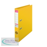 Esselte No1 Plastic Lever Arch File 50mm A4 Yellow (10 Pack) 811410