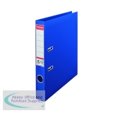 Esselte No 1 Plastic Lever Arch File 50mm A4 Blue (10 Pack) 811450