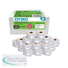 Dymo Large Return Address Labels 25x54mm 500 Labels (Pack of 24) 2223589