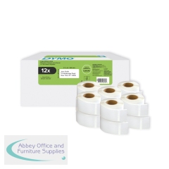 Dymo LabelWriter Return Address Labels 25 x 54mm Self-Adhesive White (Pack of 12) 2177563