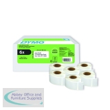 ES77564 - Dymo LabelWriter Return Address Labels 25 x 54mm Self-Adhesive White (Pack of 6) 2177564