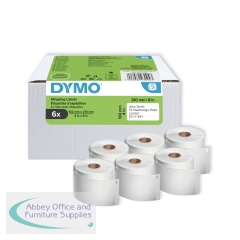 Dymo LabelWriter DHL Shipping Labels 140 Per Roll 102x210mm Self-Adhesive White (Pack of 6) 2177565
