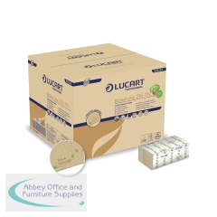 Lucart Professional Interfolded Napkins EcoNatural 216TN 150x40 Sheets (Pack of 6000) 832324B
