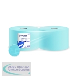 Lucart Professional Skytech 3.1000 Floorstand 3-Ply Paper Roll Blue (Pack of 2) 851279A