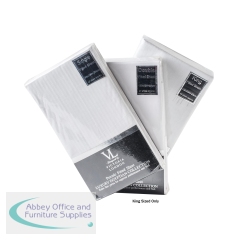 VL Percale Fitted Sheets King (Pack of 20) E0086