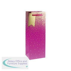 Eurowrap Bottle Bag Pink Ombre (Pack of 6) 29835-4CC