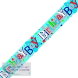 Birthday Boy Banner Blue (6 Pack) 6837-HBB-3