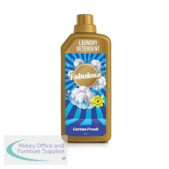 Fabulosa Laundry Detergent Cotton Fresh 1 Litre (Pack of 12) 3317
