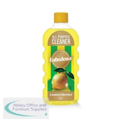 Fabulosa Concentrated Multipurpose Cleaner Lemon Sherbert 1 Litre (Pack of 12) 99020