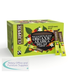 Clipper Organic Fairtrade Decaffeinated Coffee Stick (Pack of 200) 3016926