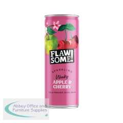 Flawsome Apple + Sour Cherry Can 250ml (Pack of 24) 187321
