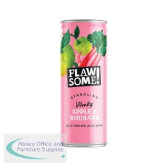 Flawsome Apple + Rhubarb Can 250ml (Pack of 24) 187274