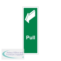 5 Star Pull Sign Self Adhesive Vinyl 150x50mm VPULLSAV515
