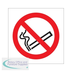 5 Star No Smoking Symbol Sign Self Adhesive Vinyl 100x100mm P097SAV1010P5