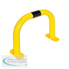 5 Star Black Bull Medium Duty Protection Guard for Outdoor Use 350x500mm Yellow/Black FS040213