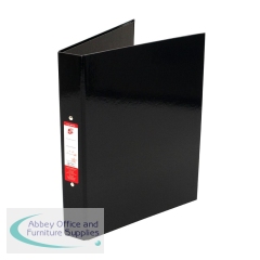 5 Star Office 2 O-Ring Binders A4 Black (Pack of 10)