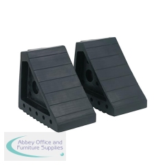 5 Star Rubber Wheel Chocks 1.8kg (Pack of 2) FS544931