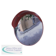 5 Star Outdoor Convex Mirror with Hood 450mm Diameter FS556583