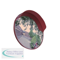 5 Star Keylight Outdoor Convex Mirror with Hood 450mm Diameter FS556585