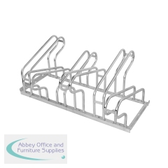 5 Star City Classic Bicycle Rack Dual Side 6 Cycle Capacity FS603906