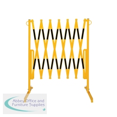5 Star Traffic-Line Extendable Trellis Barrier 3600mm Yellow/Black FS605757