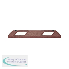 5 Star Park-Aid Wheel Stop 900mm Brick Red/White FS606020