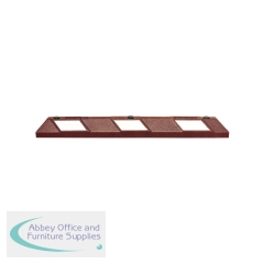 5 Star Park-Aid Wheel Stop 1200mm Brick Red/White FS606112