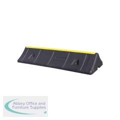 5 Star Traffic-Line Heavy Duty Wheel Stop Rubber 1000x300x150mm Black FS606280