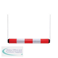 5 Star Traffic-Line Height Restrictor Plastic Bar 1000mm Red/White FS606693