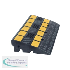 5 Star Traffic-Line Heavy Duty Kerb Ramp 600x300x100mm Yellow/Black FS606808