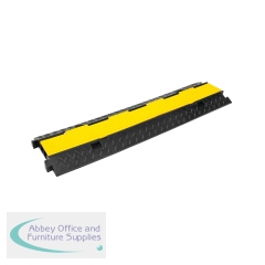 5 Star Traffic-Line Cable/Hose Protection Ramp 1000x245x45mm Yellow/Black FS607348