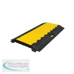 5 Star Traffic-Line Cable/Hose Protection Ramp Medium 930x500x50mm Yellow/Black FS607454
