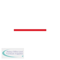 5 Star QueueMaster 550 Satin Stainless Steel Post with Red Belt 3.4m (Pack of 2) FS614056