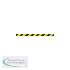 5 Star WallPro 750 Magnetic Back/Belt End Barrier Black with Yellow/Black Chevron Belt 23m FS626387