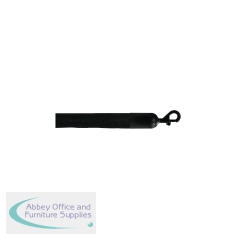 5 Star Economy Velour Rope Black 1.8m with Black Ends FS631657
