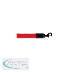 5 Star Economy Velour Rope Red 1.8m with Black Ends FS631671
